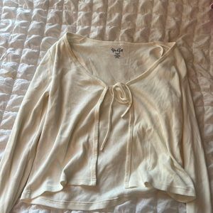 brandy Melville cream long sleeve one size